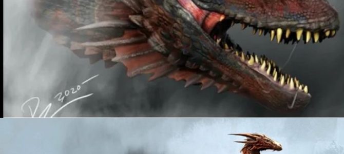Premier Concept Art des dragons de la série Premier Concept Art des dragons de la série
